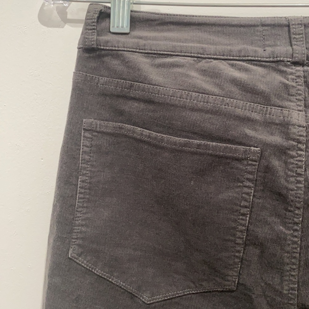 Final Sale 👀 No More Low Offers PAIGE HOXTON HIGH-RISE SLIM CORDUROY PANTS - Picture 6 of 13